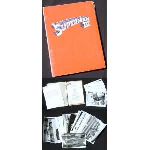  Superman III Christopher Reeve Deluxe Press Kit w/25 