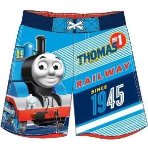    Toddler Boys Thomas The Tank Swim Trunks 4T 