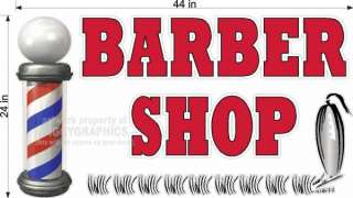 LARGE VINYL DECAL FOR BARBER SHOP WINDOW OR WALL  