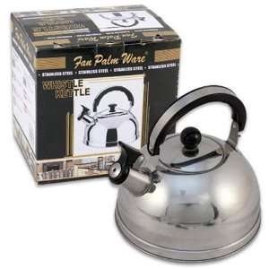  Stainless Steal Whistle Tea Kettle 2.5 L. Case Pack 12 