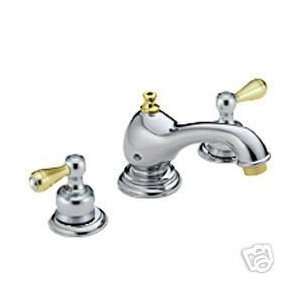  DELTA TEAPOT SPOUT 8 LAVATORY FAUCET IN CHROME & BRASS 