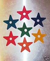 Wood Stars bird toy parts 4 parrots cages perch  