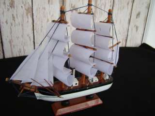 Wood Clipper Ship ~ Model Sailboat ~Wooden Sail Boat 6  