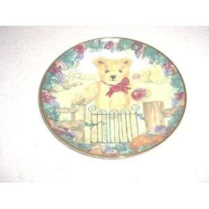    Teddys First Harvest Plate by Franklin Mint 