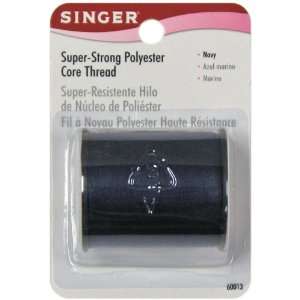  Singer Super Strong Polyester Core Thread 200 Yards Navy 