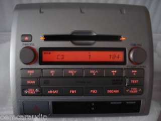 original toyota xm radio  and cd player new 90 day warranty bench 