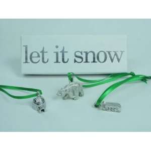  Let It Snow Ornaments Set