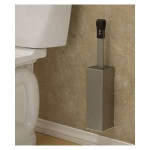   & Black Leather 17 1/32 Inch Fixed Toilet Brush