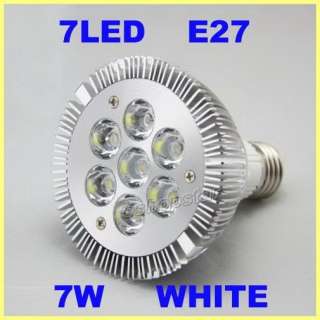 E27 PAR30 Spotlight Bulb Lamp Pure White 7LEDs 7W Powerful Exhibition 