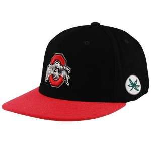 Top of the World Ohio State Buckeyes Black Scarlet 2Tone King 1Fit Hat 