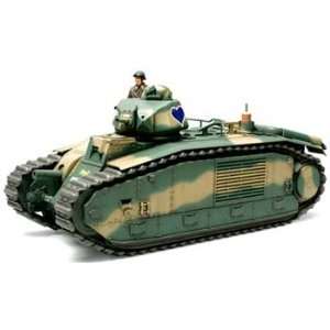   35 French Battle Tank B1 bis (Plastic Model Vehicle) Toys & Games