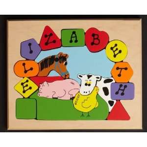  Personalized Farm Animals Puzzle Toys & Games