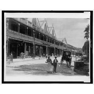   Street scene,Port of Spain,Trinidad,Tobago,1900,People