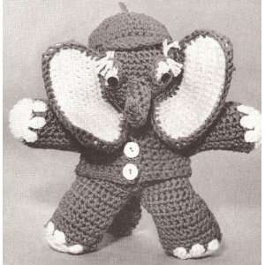  Crochet PATTERN to make   Baby Elephant Stuffed Animal Soft Toy 