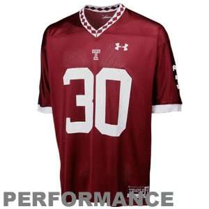  Under Armour Temple Owls #30 Replica Football Jersey 