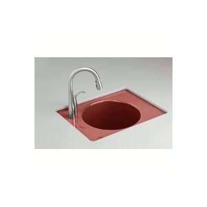   Kohler K 6654 2U Tandem Utility Sink, Roussillon Red