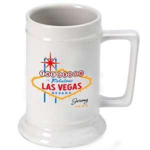 Personalized Vegas Beer Stein 