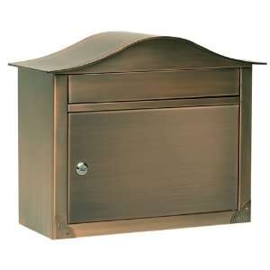 Architectural Mailboxes Peninsula Wall Mount Mailbox Antique Copper