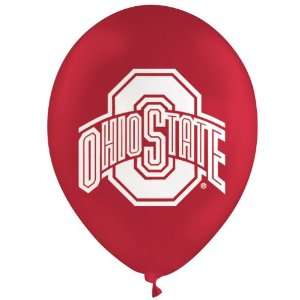   Ohio State Buckeyes Latex Balloons (10) Party Supplies Toys & Games