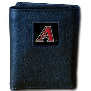   Diamondbacks   MLB Tri fold Leather & Canvas Wallet