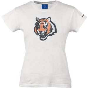   Bengals Short Sleeve MVP Baby Doll Sequins T Shirt