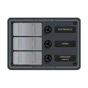   DC Waterproof Power Distribution Panel with 3 positions Electronics
