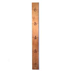  Antique Maple Wooden Ruler Growth Chart Baby