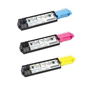   Cyan / Magenta / Yellow Toner Cartridge for Dell 3100cn Color Laser