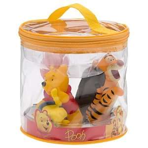    Disney World Winnie the Pooh Bath Squeak Toy Set of 4 Toys & Games