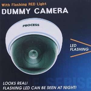   wireless dummy led surveillance security fake camera