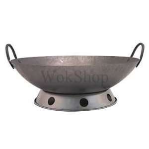   inch Carbon Steel Hand Hammered Wok (incl. wok ring)