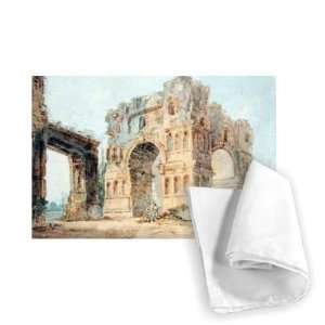 Arch of Janus, c.1798 99 (w/c over pencil on   Tea Towel 100% Cotton 